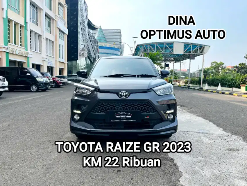 Toyota RAIZE GR Sport 2023 AT 1.0, Low Km,Pajak Panjang