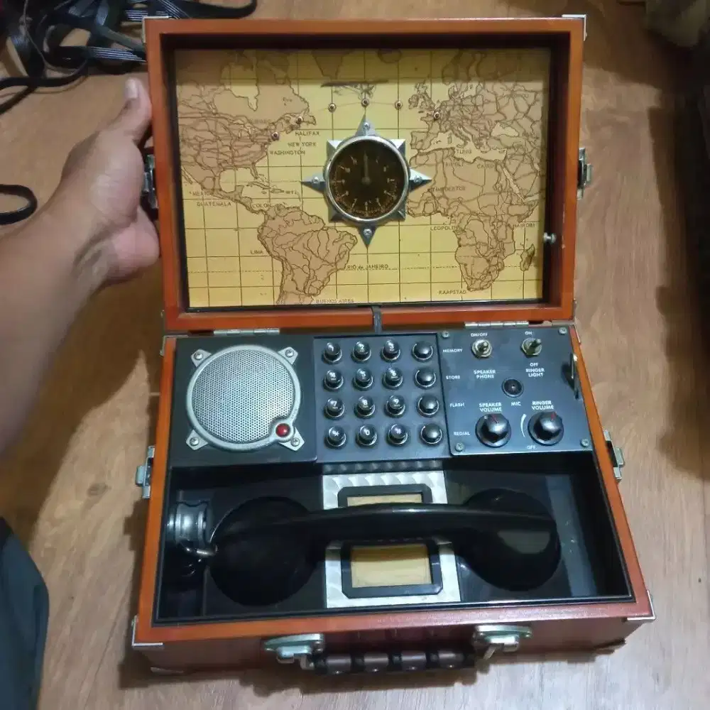 Lindbergh spirit of st louis field phone telepon vintage klasik