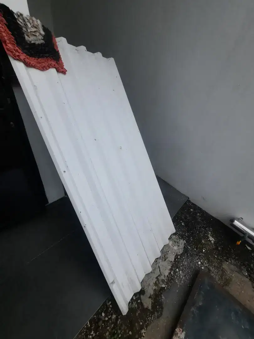 Atap UPVC dobel layer
