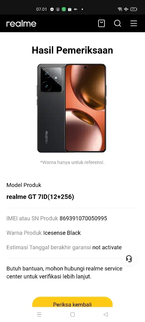 REALME GT 7 
RAM 12GB/256GB
BARU DIBUKA DUS AJA
GARANSI NON AKTIF