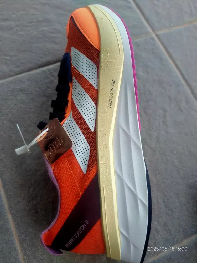 Adidas Adizero  Boston 11 Red Orange sz 45