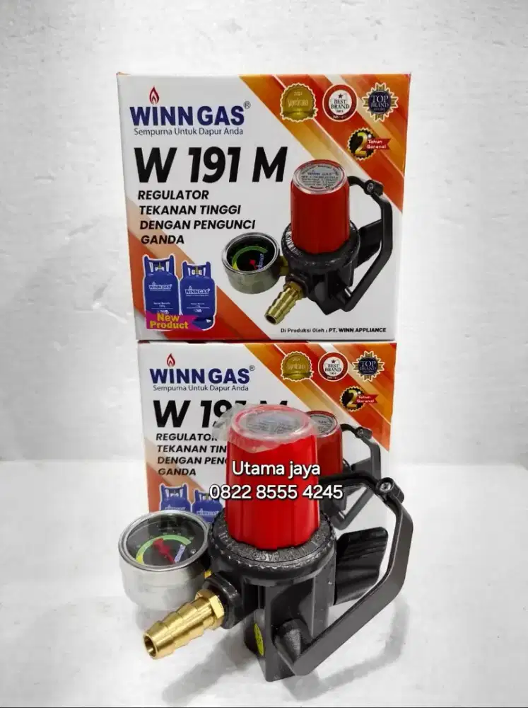 REGULATOR GAS TEKANAN TINGGI WINN GAS W-191M (BARU)