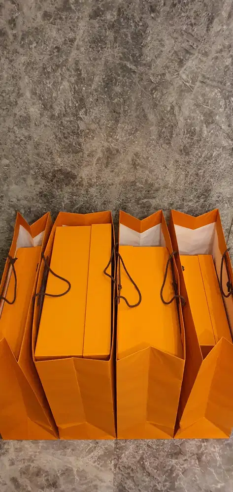 NEW HERMES BOX PAPERBAG AUTHENTIC KELLY BIRKIN LINDY CONSTANCE HERBAG