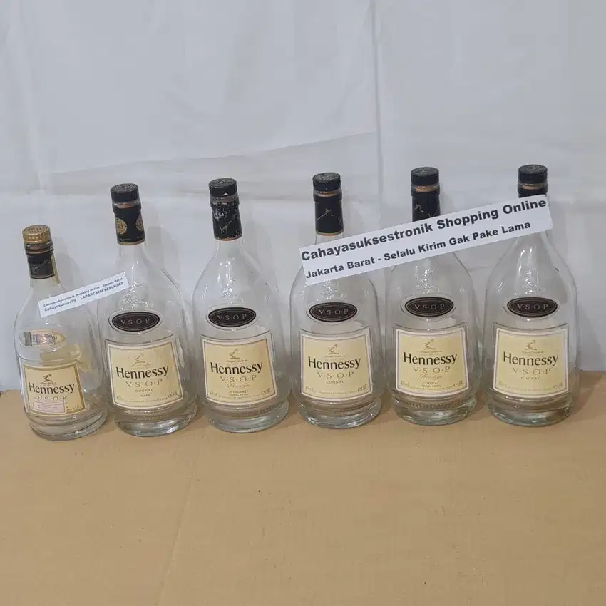 Botol Kosong Bekas Minuman Import HENISI Koleksi Botol Hiasan Kamar
