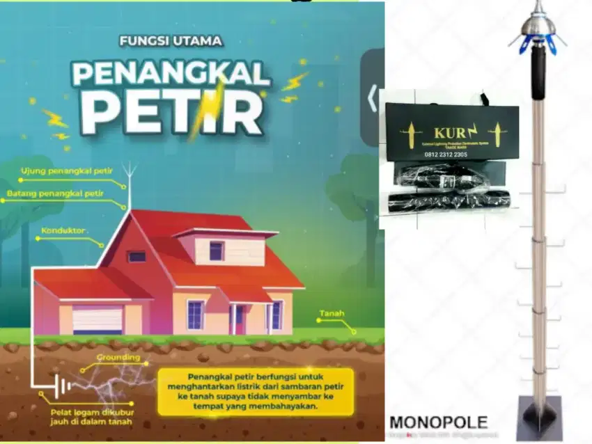 Melayani Pasang Baru Anti Penangkal Petir Alat Keamanan