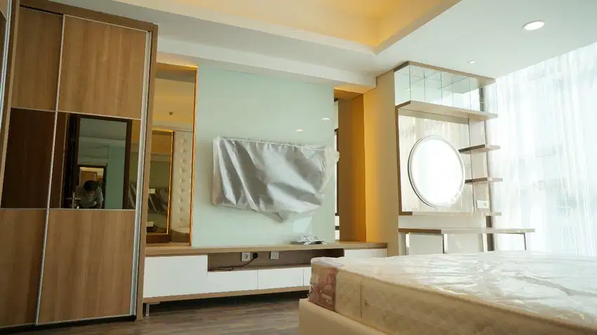 Dijual unit mewah bgs Apt Kemang Village Twr Intercon uk 95m2(2BR),Rp3