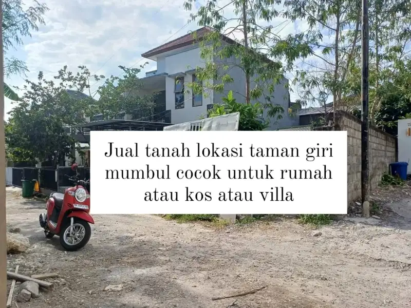 jual tanah taman giri mumbul