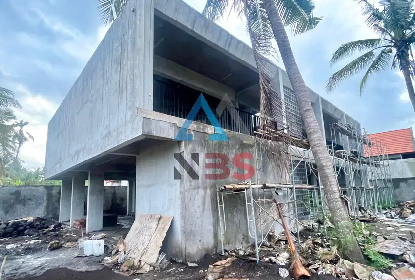 dijual new luxury villa 3 lantai  lokasi ketewel, dengan view laut