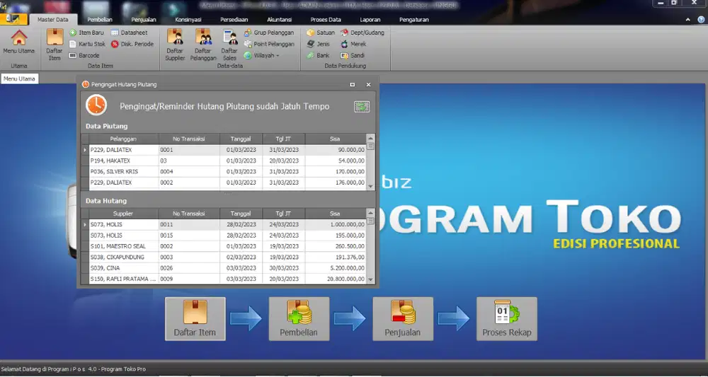 Paket Komputer Kasir Bergaransi