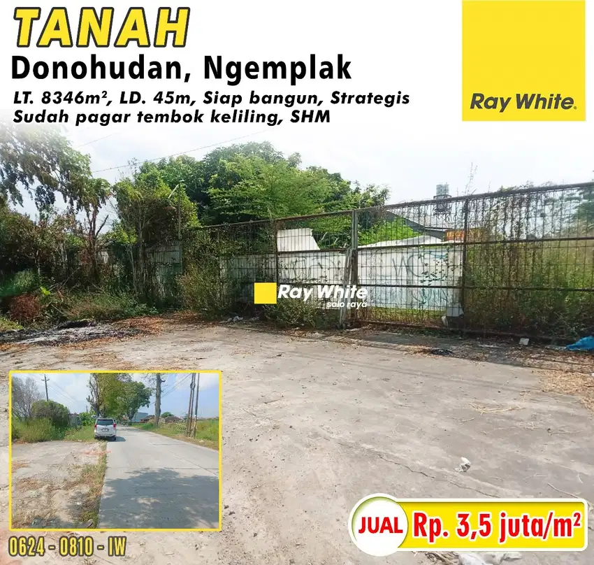 Tanah Sudah Kering Siap Bangun Strategis di Donohudan, Boyolali