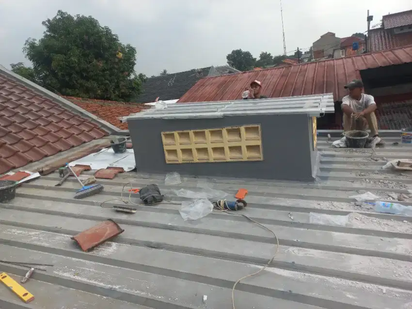Tukang bangunan,perbaikan atap bocor,dag,talang,kanopi,renopasi dll