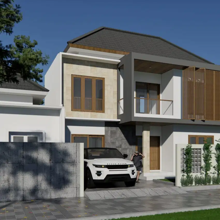 RUMAH DIJUAL DI PERUMAHAN DALUNG , rumah dengan design villa