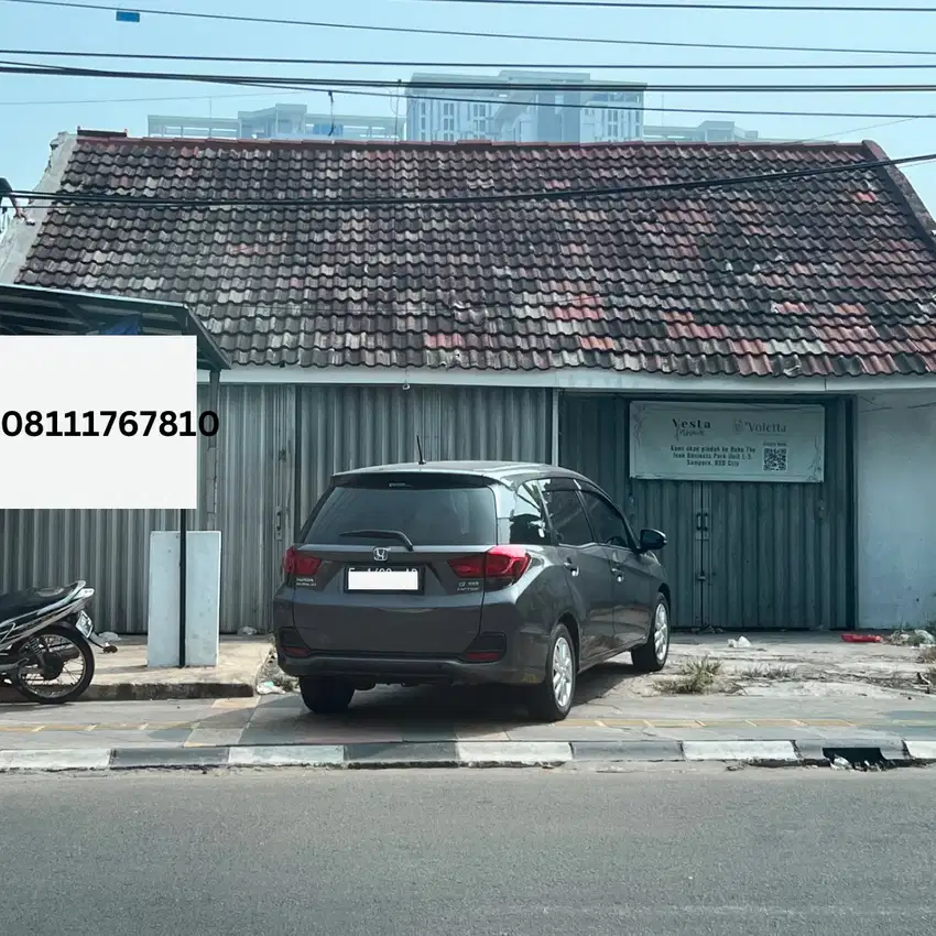 Dijual Tempat Usaha Jalan Utama Nusa Loka BSD