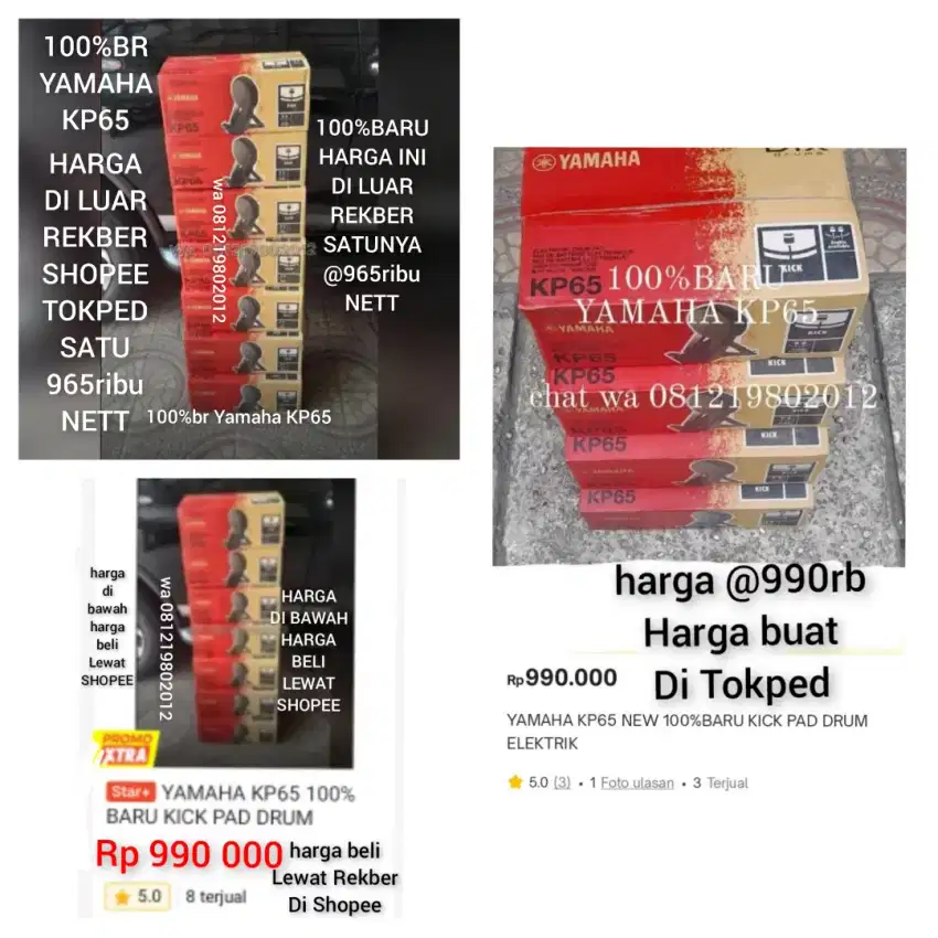 100%br YAMAHA KP65 HRGA REKBER DAN BELI LANGSUNG