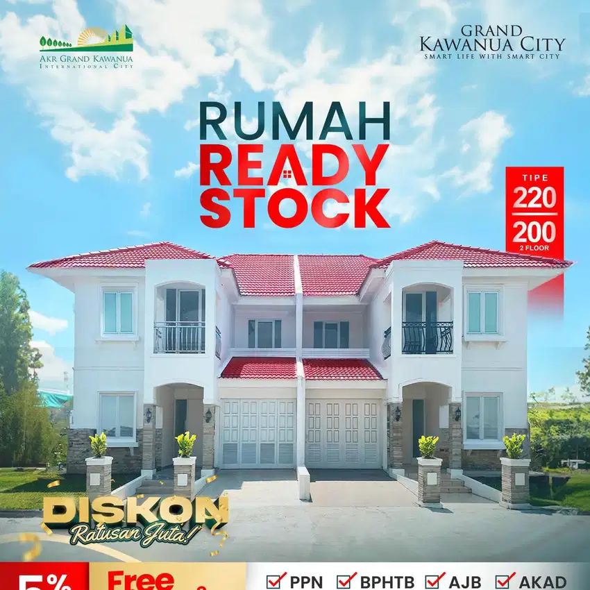 Rumah Ready Stok di Kota Manado