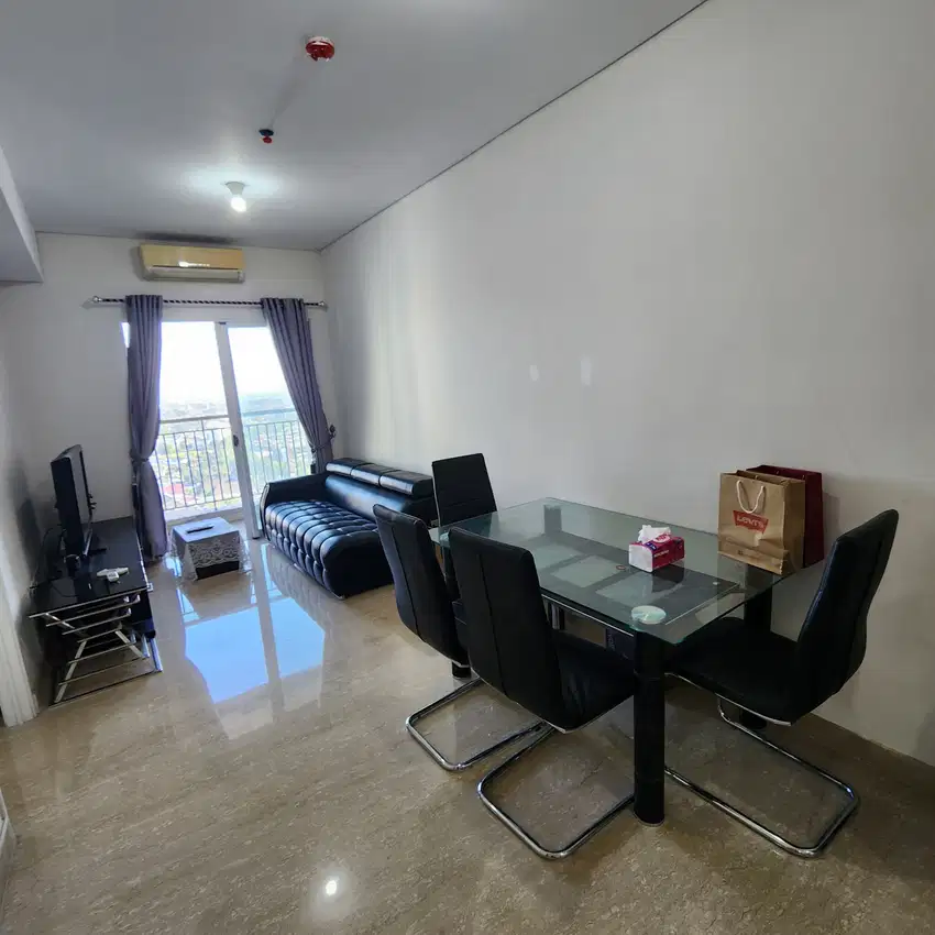 PODOMORO APARTEMEN 2BR LINCOLN FULL FURNISHED VIEW BAGUS