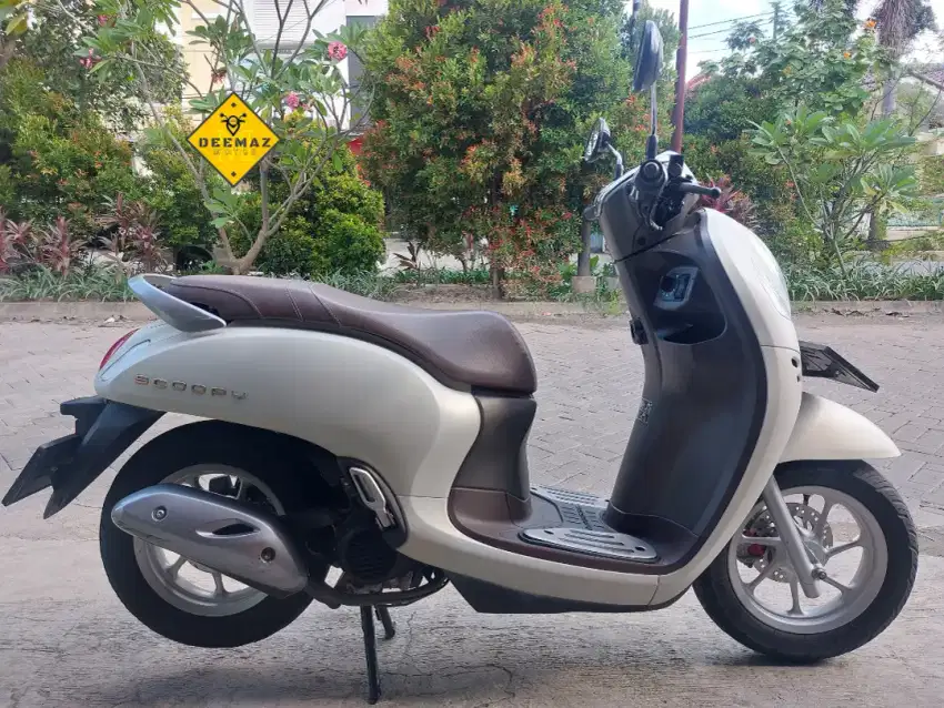 (DP 500 Rb)‼️ Honda Scoopy Prestige Keyless Putih Mulus 2022