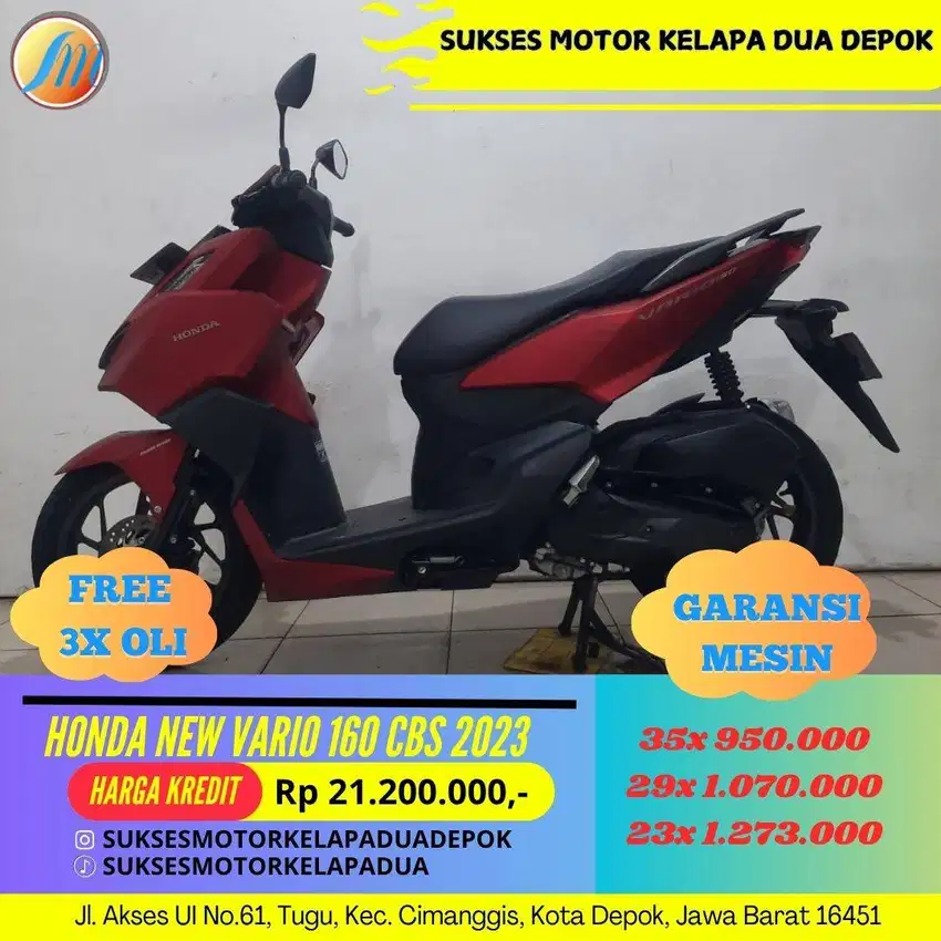 HONDA NEW VARIO 160 CBS 2023 CASH/KREDIT DP MULAI 600RB