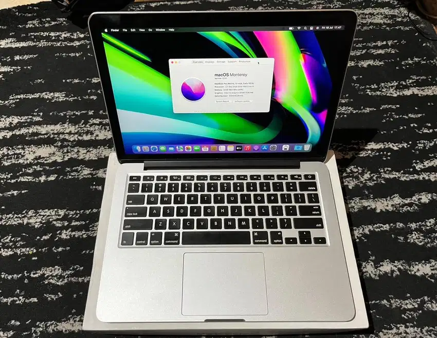 MacBook Pro 13 inch 2015 MF840 8Gb 256Gb Fullset Original No Minus