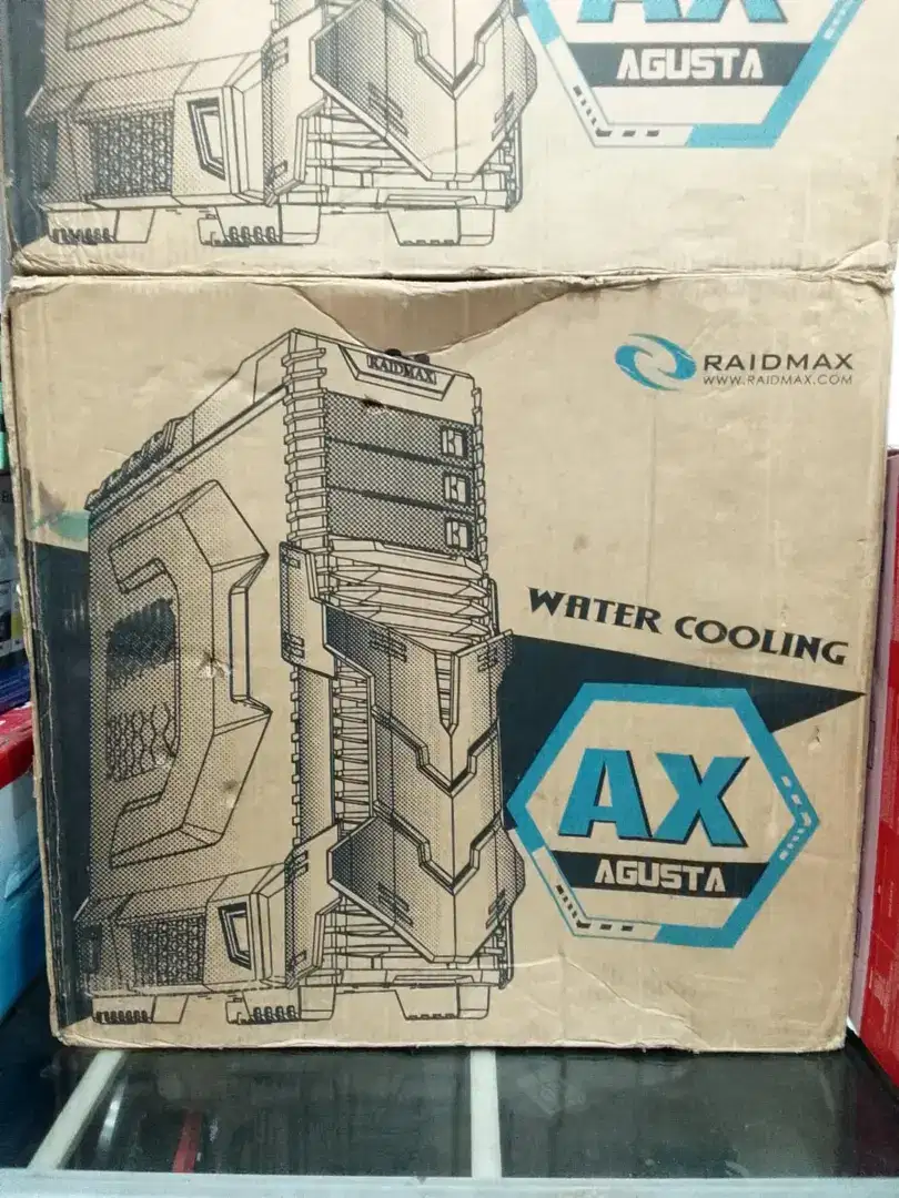 casing gaming full tower raidmax AGUSTA black purple