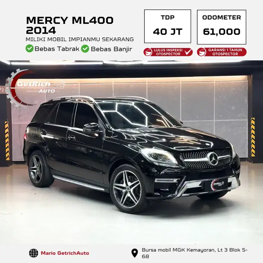 MERCEDES ML400 2014 Terawat Pajak panjang