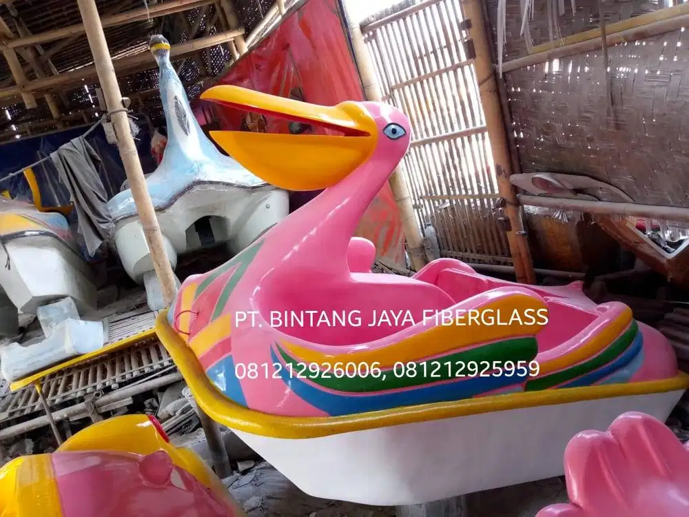 sepeda air gowes model pelikan warna pink