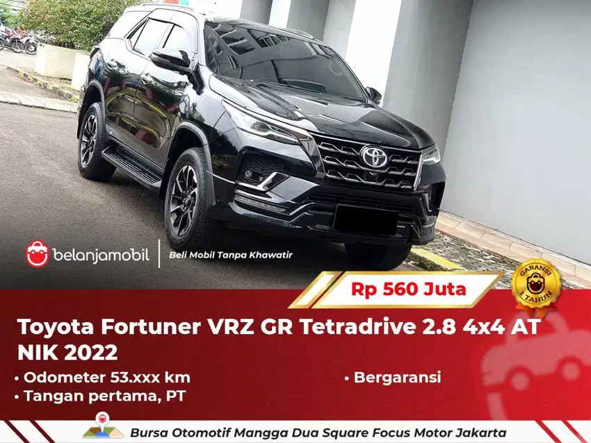[ GARANSI 1TH ] Toyota Fortuner VRZ GR Tetradrive 2.8 4x4 AT 2022 2023