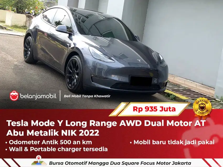 [ ODOMETER 500 KM ] Tesla Mode Y Long Range AWD Dual Motor 2022/2023