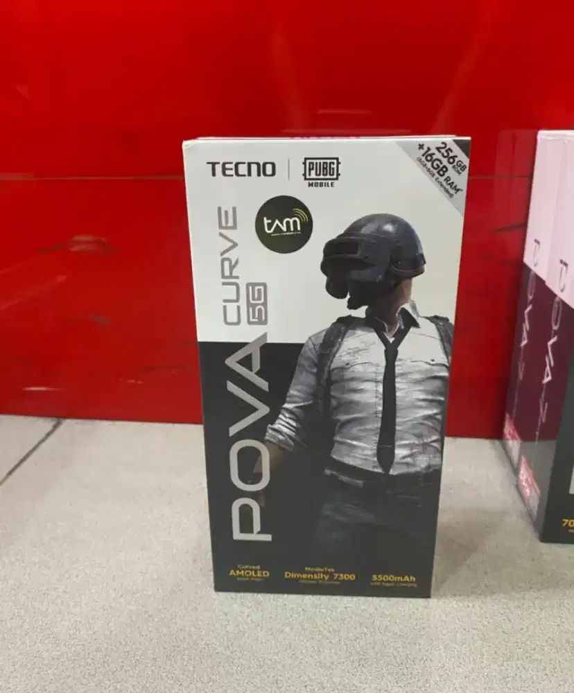 Pova curved 5G garansi resmi