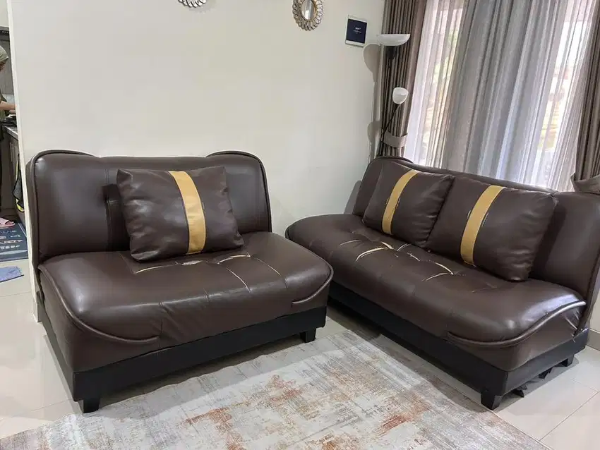 Jual sofa bekas dan meja apa adanya