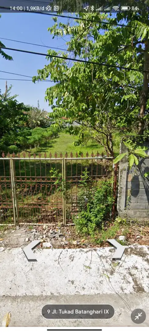 TANAH 4 ARE TUKAD BARITO RENON DEKAT JALAN UTAMA