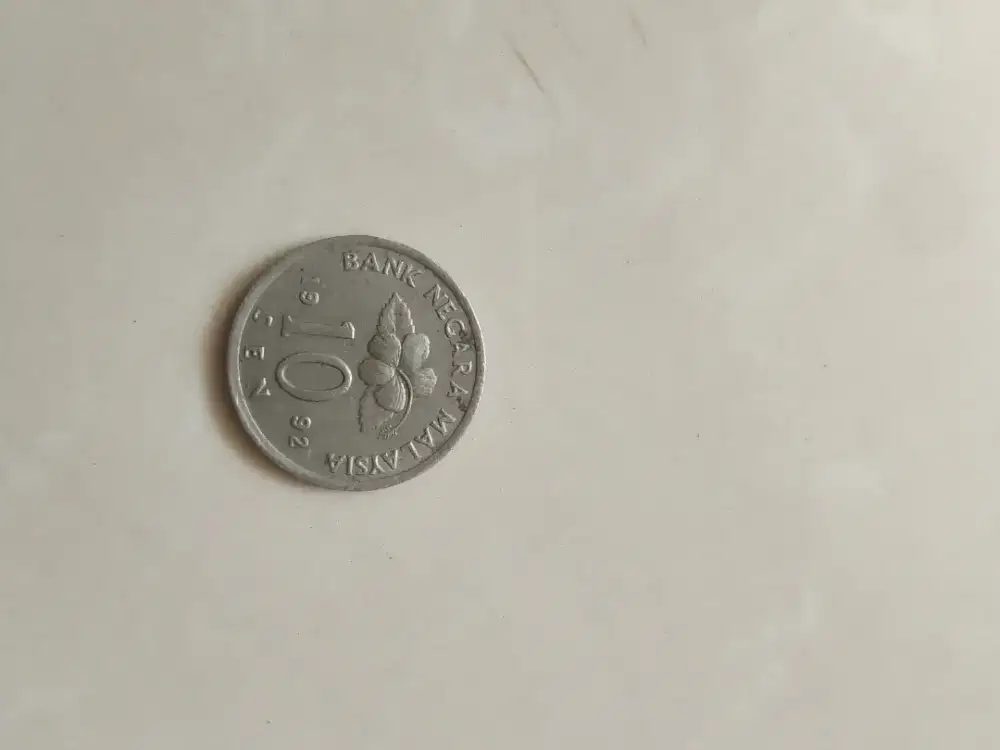 Mata uang 10 cent Malaysia 1992