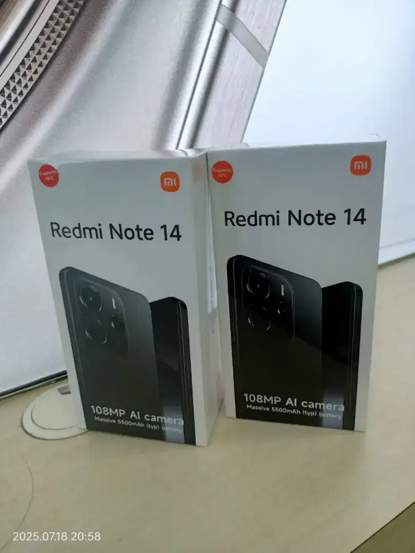 xiaomi redmi note 14 ram 8gb/128gb new segel