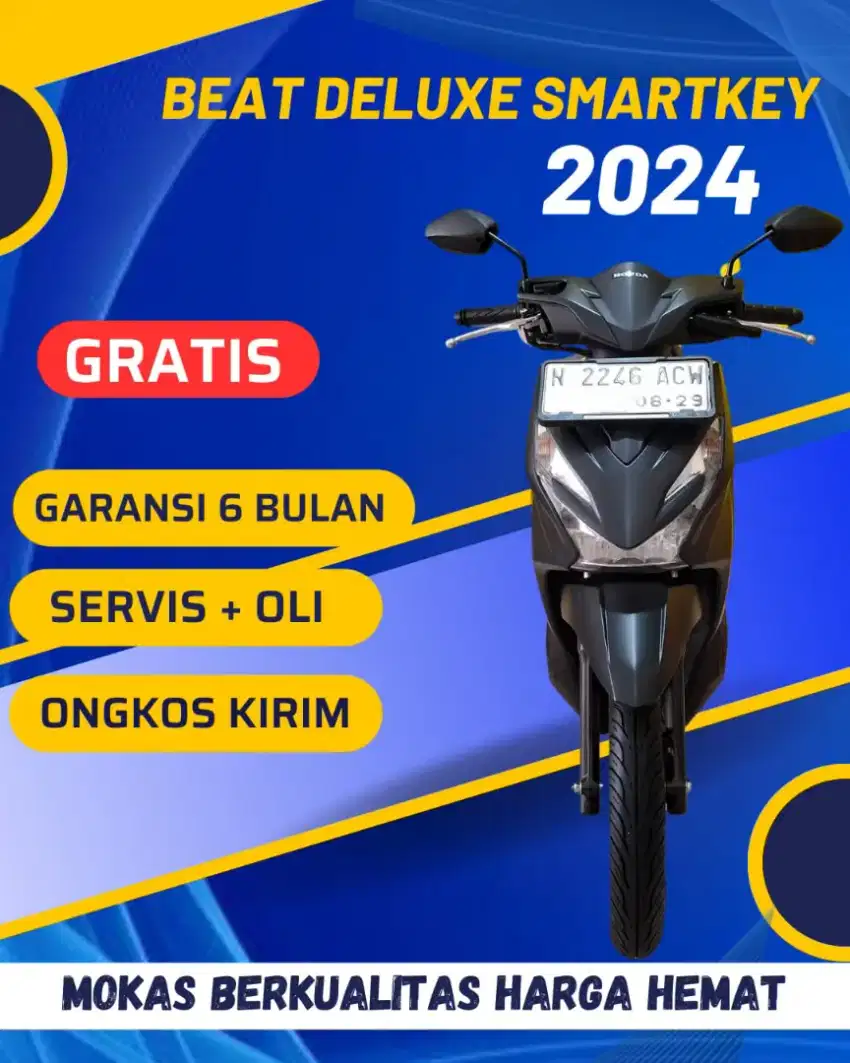 HONDA BEAT DLX SMARTKEY TH 2024 RENDI