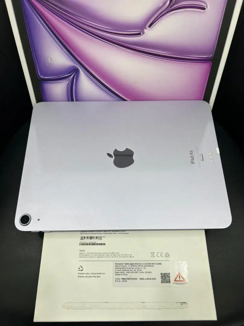 IPAD Air M2 11-inch , Purple , 128GB Ibox Wifi Only