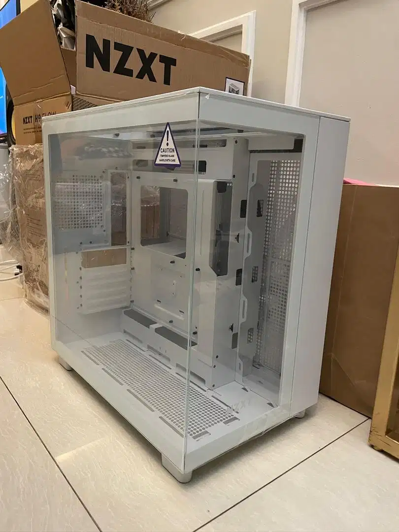 NZXT H9 Flow White 2025 ATX PC Case