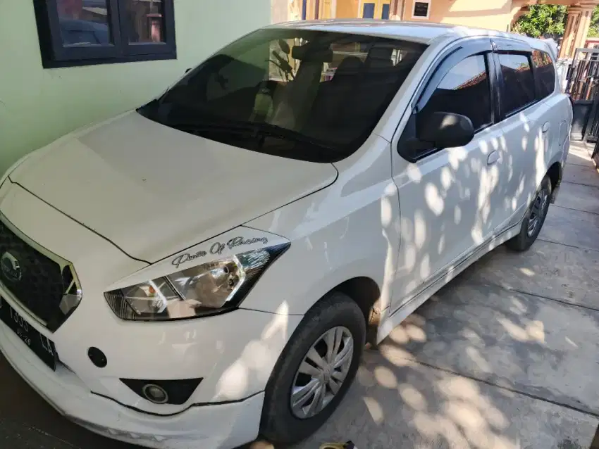 Datsun go + 2016 manual plat D STNK BPKB lengkap