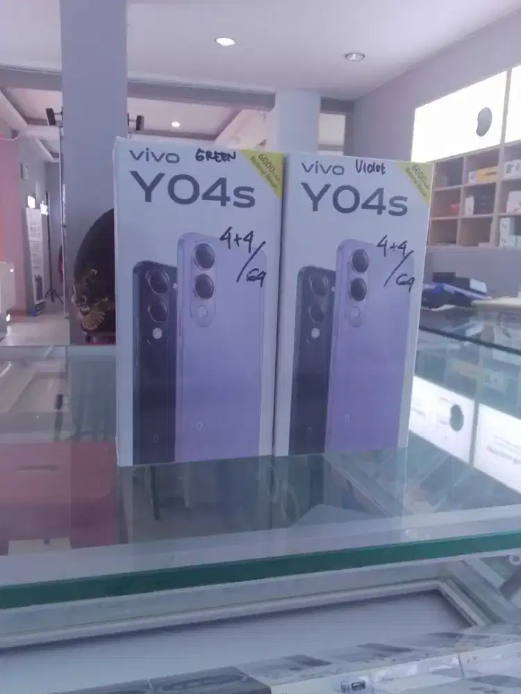Vivo Y04s baterai 6000mAh bonus lengkap