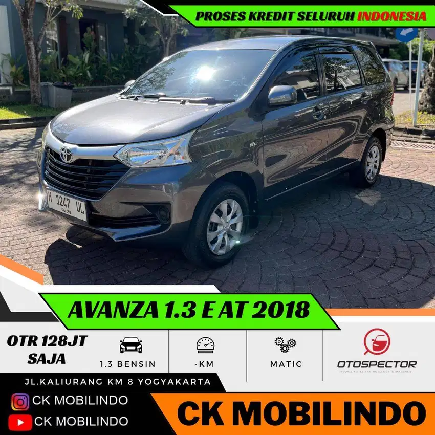 (Dp10jt) Toyota Avanza E Matic 2018 Plat H Pajak Baru Kredit Murah