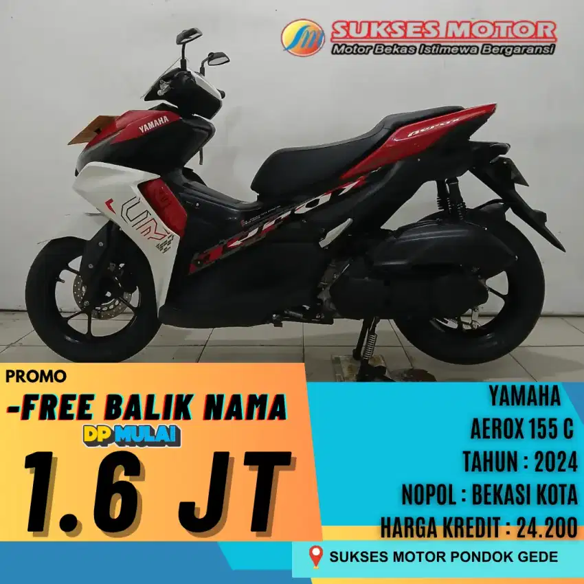 FREE BALIK NAMA YAMAHA AEROX 155 C TAHUN 2024