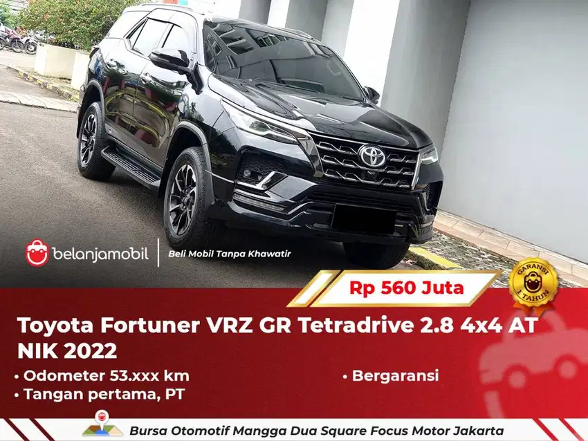 [ GARANSI 1TH ] Toyota Fortuner VRZ GR Tetradrive 2.8 4x4 AT 2022/2023
