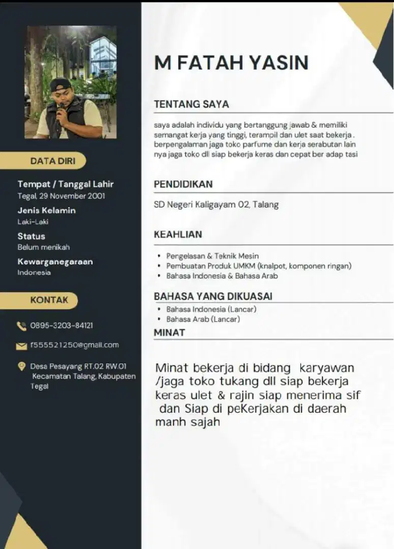 Cari loker utamakan yang ada mes