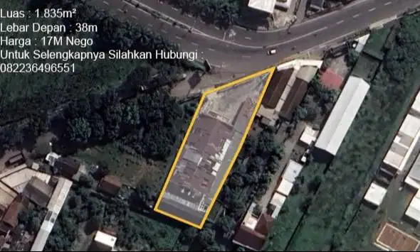 Dijual Cepat Tanah Strategis Bekas Gedung Dekat Simpang Lima Gumul