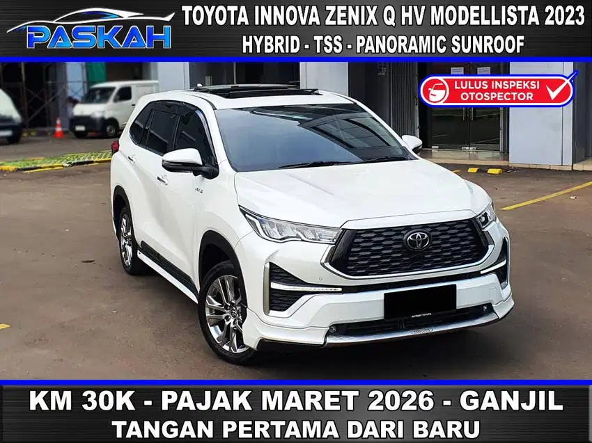 Bunga=4.5% Sunroof PAJAK=2026 INNOVA ZENIX Q HYBRID Modelista TSS 2023