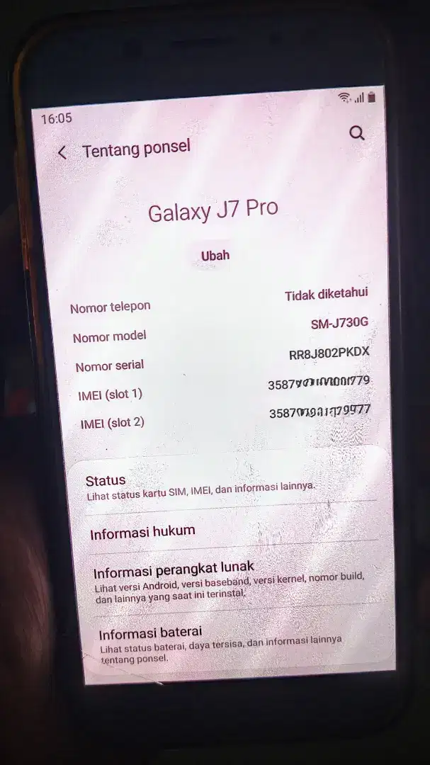 Jual HP samsung galaxy j7 pro