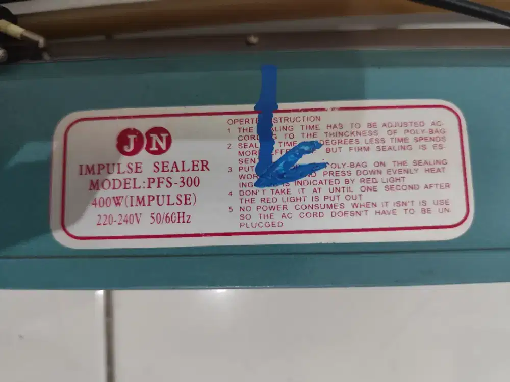 JUAL MESIN PRESS/ LAMINATING/ SEAL PLASTIK ( BEKAS )