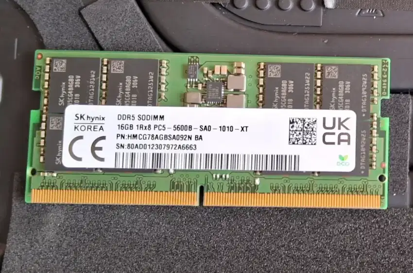 Memory Laptop RAM sodimm 16GB DDR5 PC5-5600