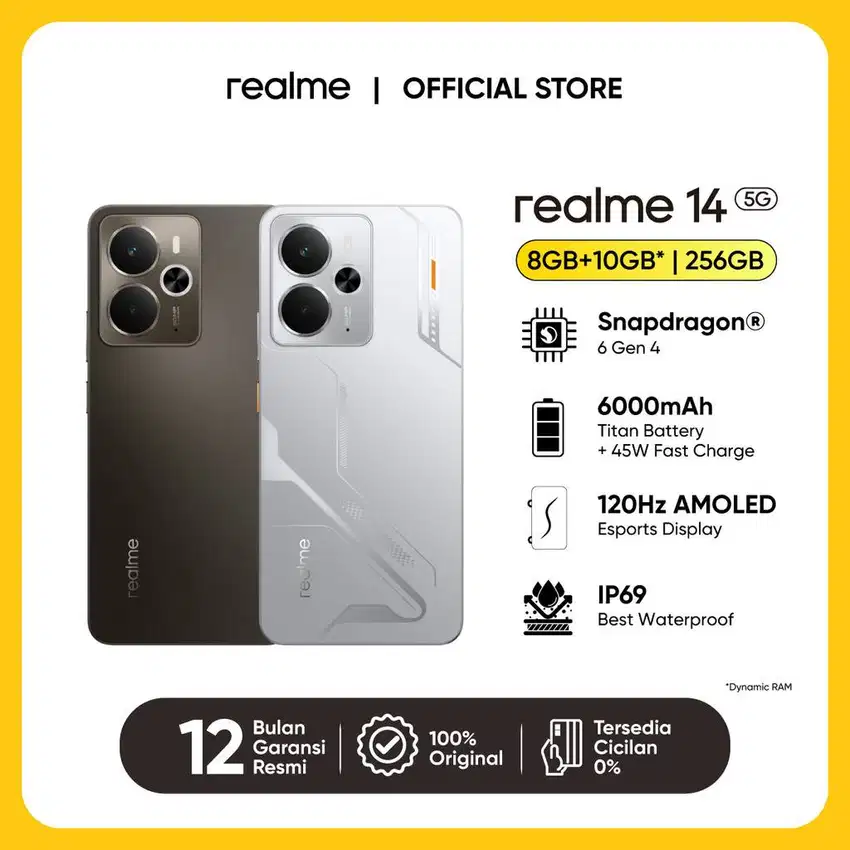 REALME 14 5G (8/256) NEW GARANSI RESMI NASIONAL