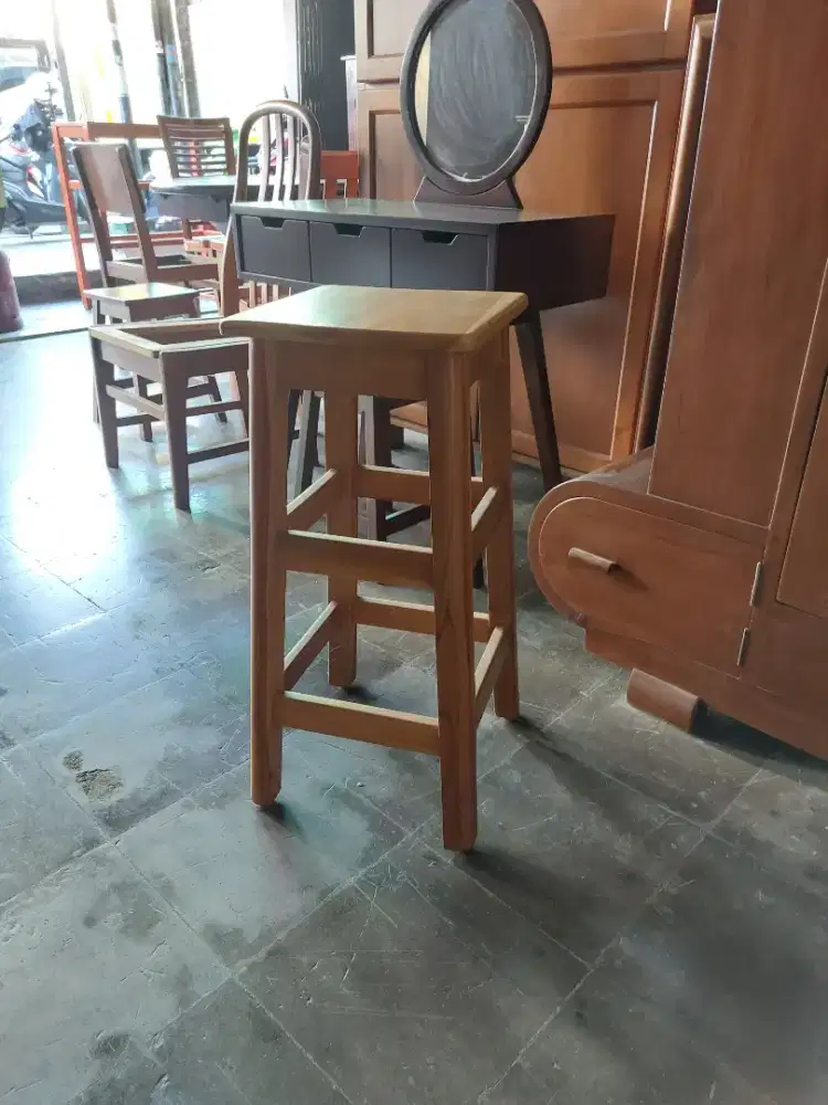 Bangku jati (kayu jati full)