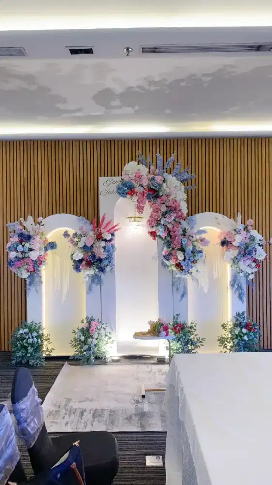 DIJUAL 1 PAKET DEKORASI LAMARAN / INTIMATE WEDDING